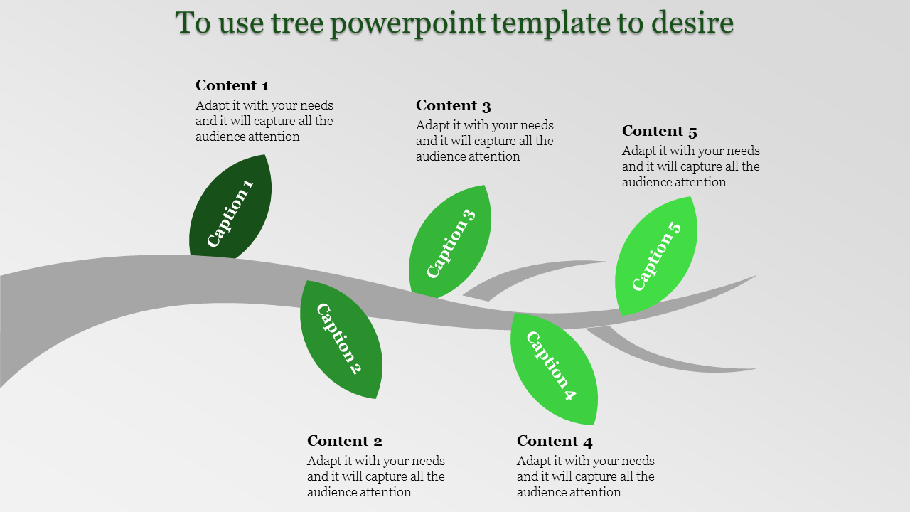 tree powerpoint template-To use tree powerpoint template to desire